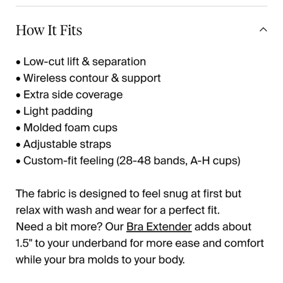 Knix Wingwoman Contour Wireless Bra Color Sand Size 5 New - Picture 7 of 14